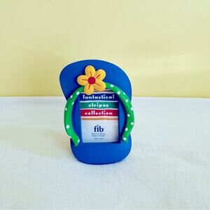 Flip Flop Photo Picture Frame, 3D, Summer, Beach, Ocean